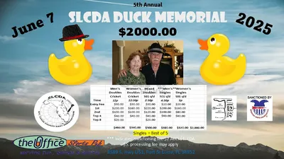 Event Flyer Thumbnail for SLCDA Duck Memorial