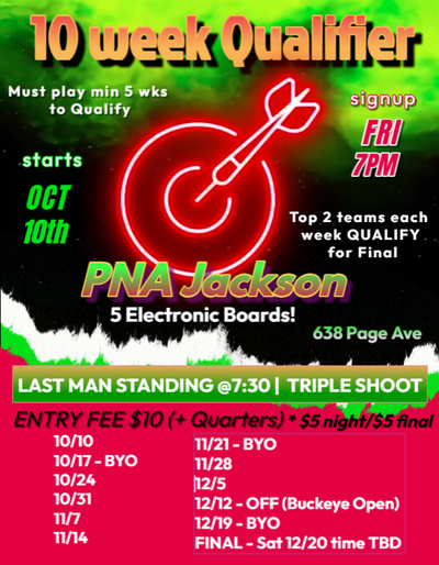 LOD Flyer Thumbnail for 10 Week Qualifier LOD at PNA