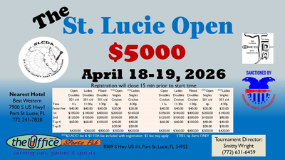 Event Flyer Thumbnail for St. Lucie Open