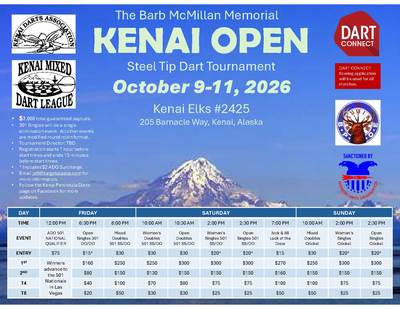 Event Flyer Thumbnail for Barb McMillan Memorial Kenai Open
